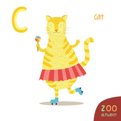 Zoo alphabet - C letter