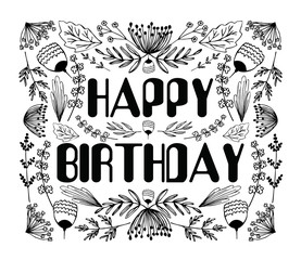 Floral Thank You card