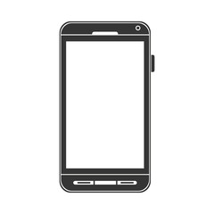 smartphone screen mobile phone  technology buttons display vector illustration isolated