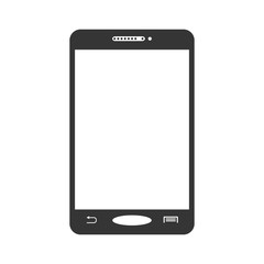 smartphone screen mobile phone  technology buttons display vector illustration isolated