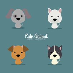 Cute Cartoon dogs