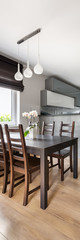 Simple dining space
