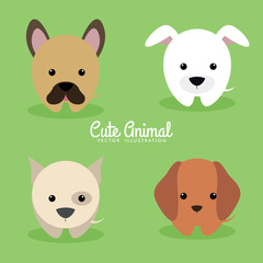 Cute Cartoon dogs