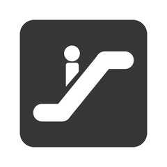 human stairs electric isolated icon