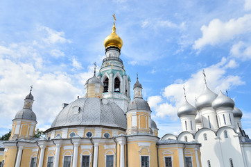 Fototapeta na wymiar View of the Vologda Kremlin.