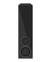 speaker home theater isolated icon