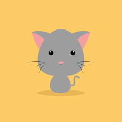 Obraz premium Cute Cartoon cat