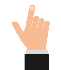 hands human touch isolated