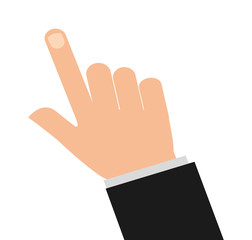 hands human touch isolated