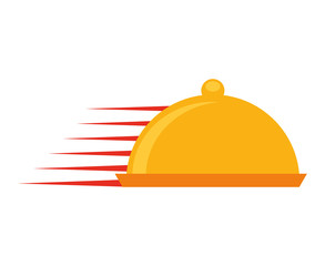 tray server dish isolated icon