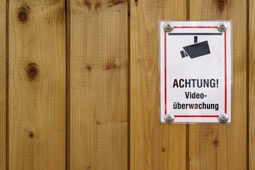 Videoüberwachung an einer Baustelle