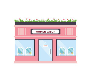 Modern Flat Commercial Building - Women Salon