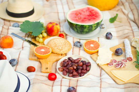 Food Table Healthy Delicious Organic Meal Concept