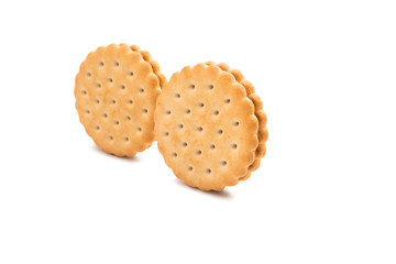Sandwich biscuits, filled with chocolate