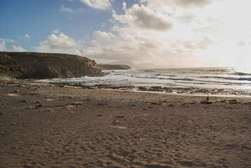Bucht im Sonnenuntergang