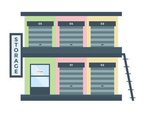 Modern Flat Commercial Building - Storage Rent Warehouse