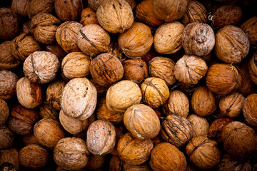 walnuts  abstract natural background