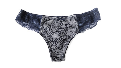 Women's panties isolated on white background