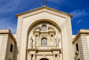 Fototapeta na wymiar Church Parroquia Nuestra Senora de Gracia in Alicante, Spain
