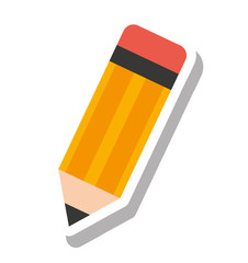 color pencil school supply icon