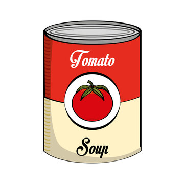 tomato can isolated icon