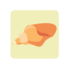 Sea Shell Vintage Summer Icon