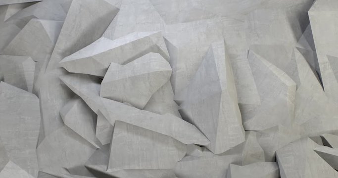 Abstract Concrete Blocks Background Volume Design Loop