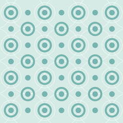 flat design geometrical circular pattern background vector illustration