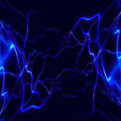 Lightning background. Energy explosion. Vector illustration.
