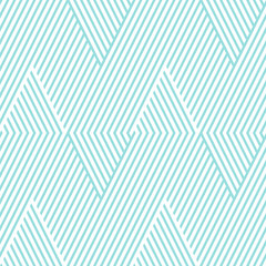 Chevron pattern seamless green aqua and white colors. Fashion design pattern seamless . Geometric stripe abstract background vector.