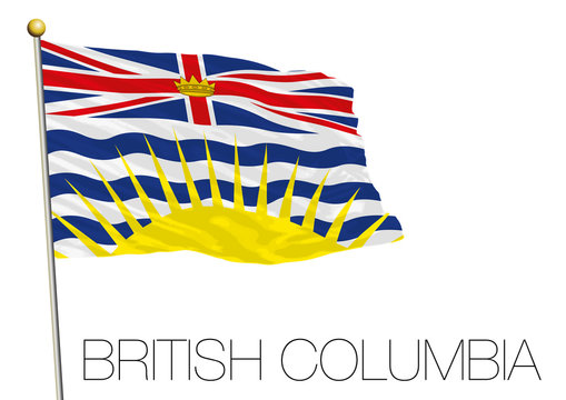British Columbia flag, Canada 