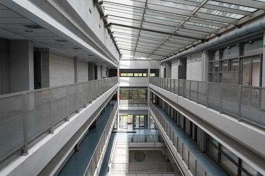 architectural building inside