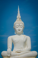 White Buddha in Thailand