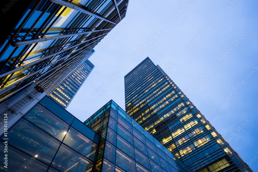 Wall mural business office building in london, england, uk