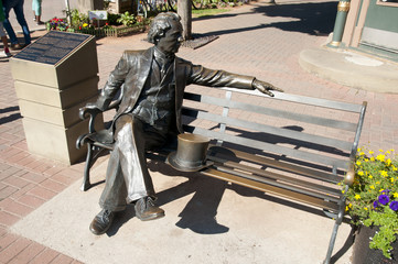 First Prime Minister Sir John A. Macdonald Statue - Charlottetown - Canada