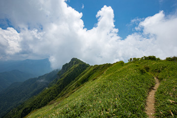 瓶ヶ森（かめがもり）　男山山頂付近