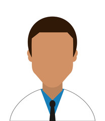 flat design doctor or medic icon vector illustration
