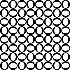 Geometric pattern with black and white circular decorations
