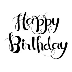 Happy Birthday Letter Vector