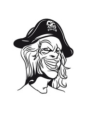 Pirate cool dreispitz clown