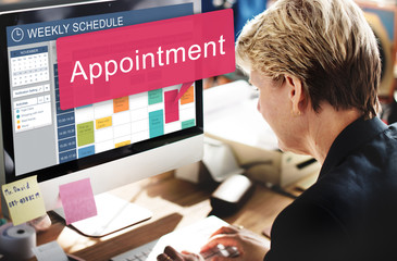 Appointment Schedule Meeting Plan Arrangement Concept