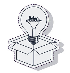 bulb light isolated icon vector illustration design