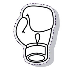 boxing gloves isolated icon vector illustration design