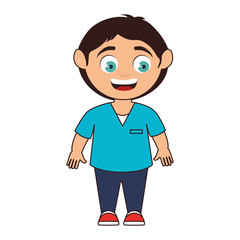 boy smiling smile human cartoon male child kid vector illustration isolated