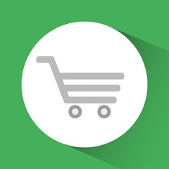 shopping cart online store market icon. Flat and Colorfull illustration. Vector graphic