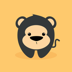 Cute Cartoon monkey