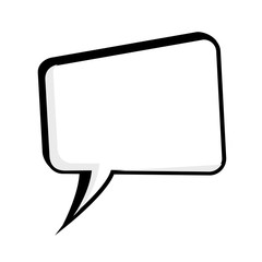 bubble talk thinking speak comic cartoon message vector illustration isolated