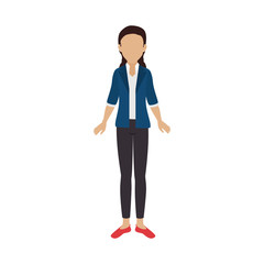 girl women elegant female lady hair face human vector illustration isolated