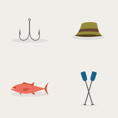 Abstract Fishing Object