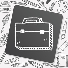 Briefcase doodle